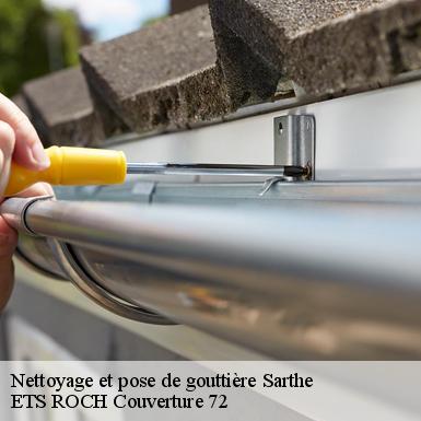 Nettoyage et pose de gouttière Sarthe 