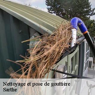 Nettoyage et pose de gouttière Sarthe 