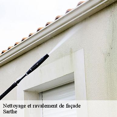 Nettoyage et ravalement de façade Sarthe 