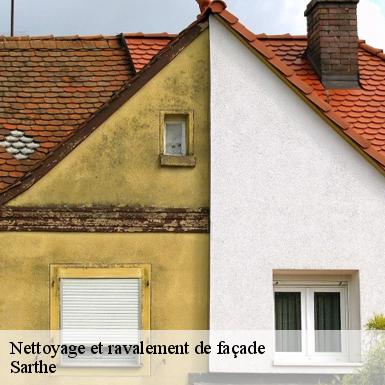 Nettoyage et ravalement de façade Sarthe 
