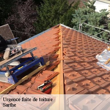 Urgence fuite de toiture Sarthe 