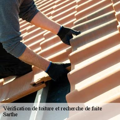 Vérification de toiture et recherche de fuite Sarthe 