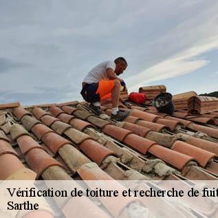Vérification de toiture et recherche de fuite Sarthe 