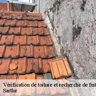 Vérification de toiture et recherche de fuite Sarthe 