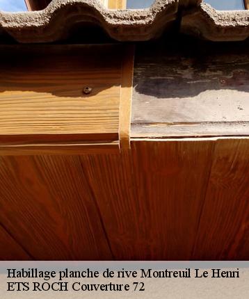 Habillage planche de rive  montreuil-le-henri-72150 ETS ROCH Couverture 72