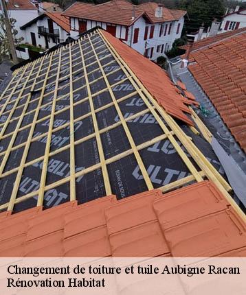 Changement de toiture et tuile  aubigne-racan-72800 Rénovation Habitat 
