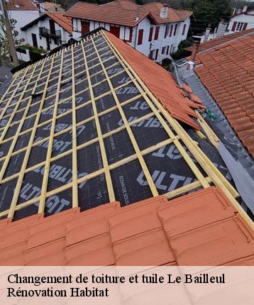 Changement de toiture et tuile  le-bailleul-72200 Rénovation Habitat 
