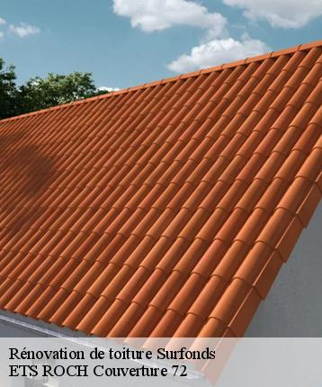 Rénovation de toiture  surfonds-72370 ETS ROCH Couverture 72
