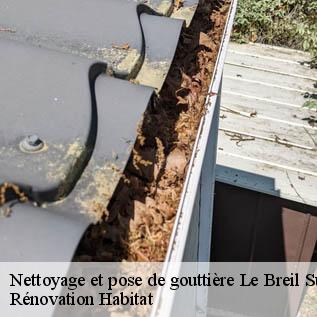 Nettoyage et pose de gouttière  72370
